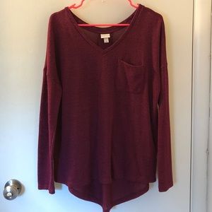 Maroon sweater